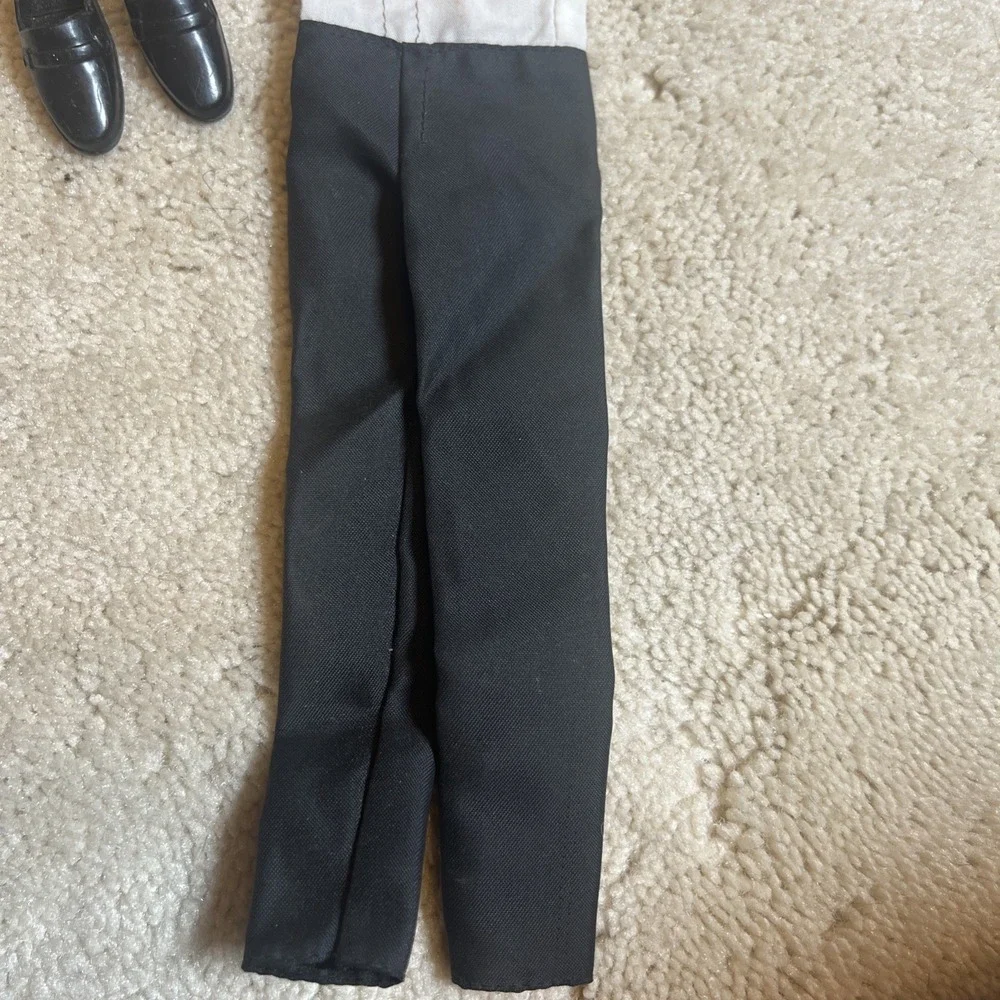 Barbie Black Tuxedo Suit Shoes For Ken